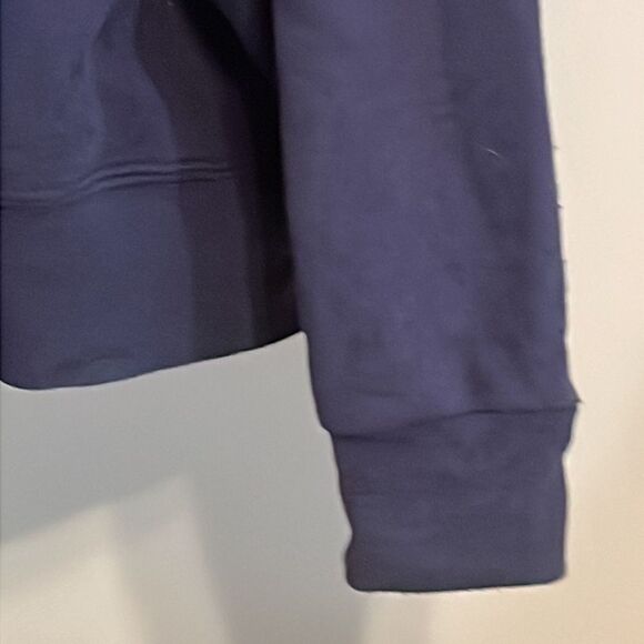 XL Jerzees blue long sleeve hooded pocketed full front zip fleece lined jacket - Picture 7 of 15